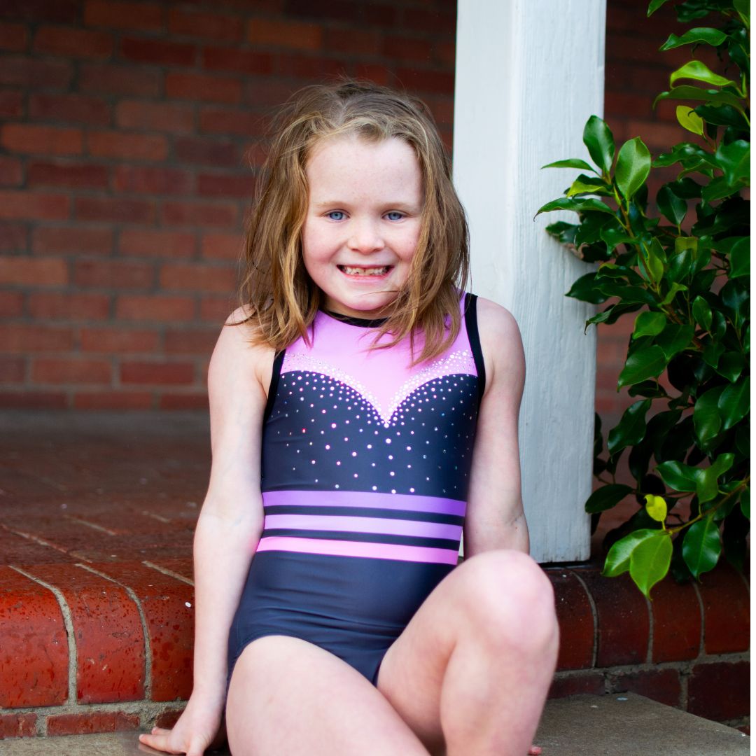 Piper Pink & Purple Leotard