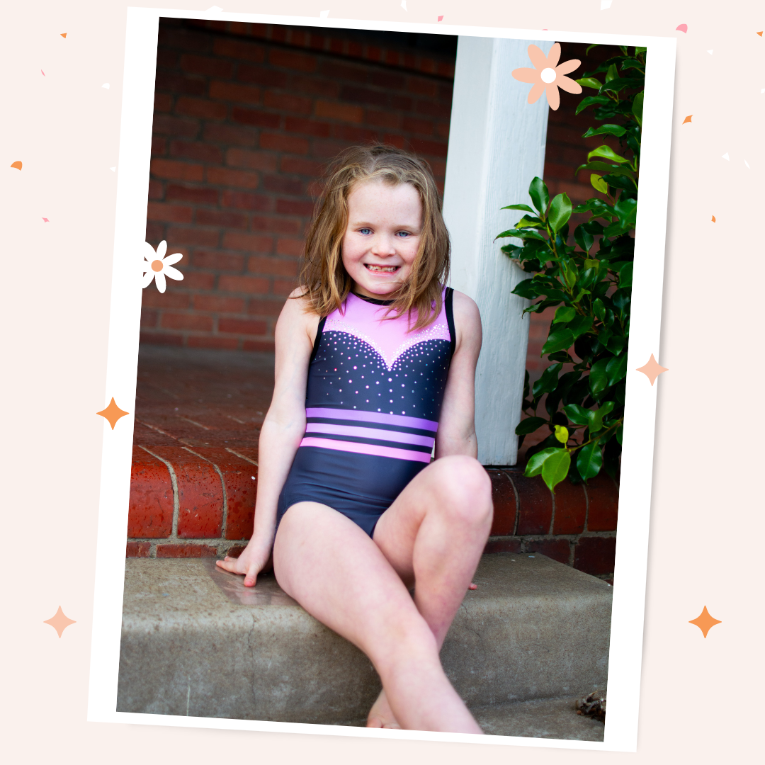 LAST CHANCE - Piper Pink & Purple Leotard