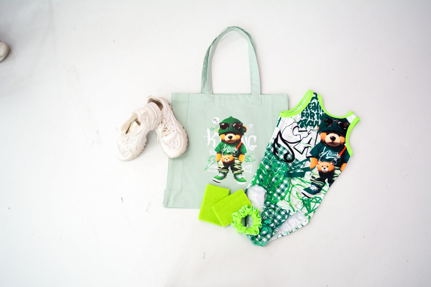 Chalk Active Tote Bags