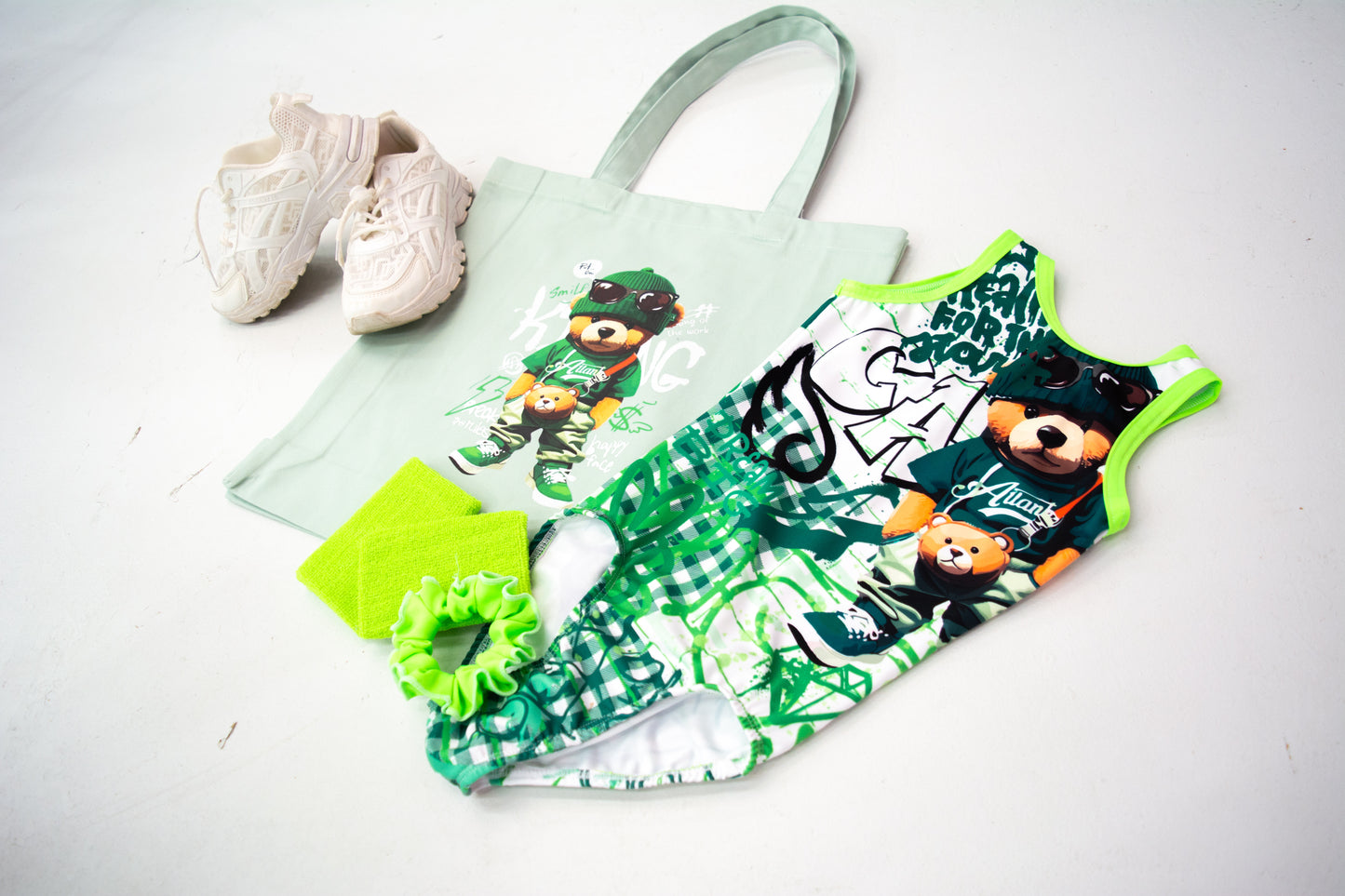 Chalk Active Tote Bags