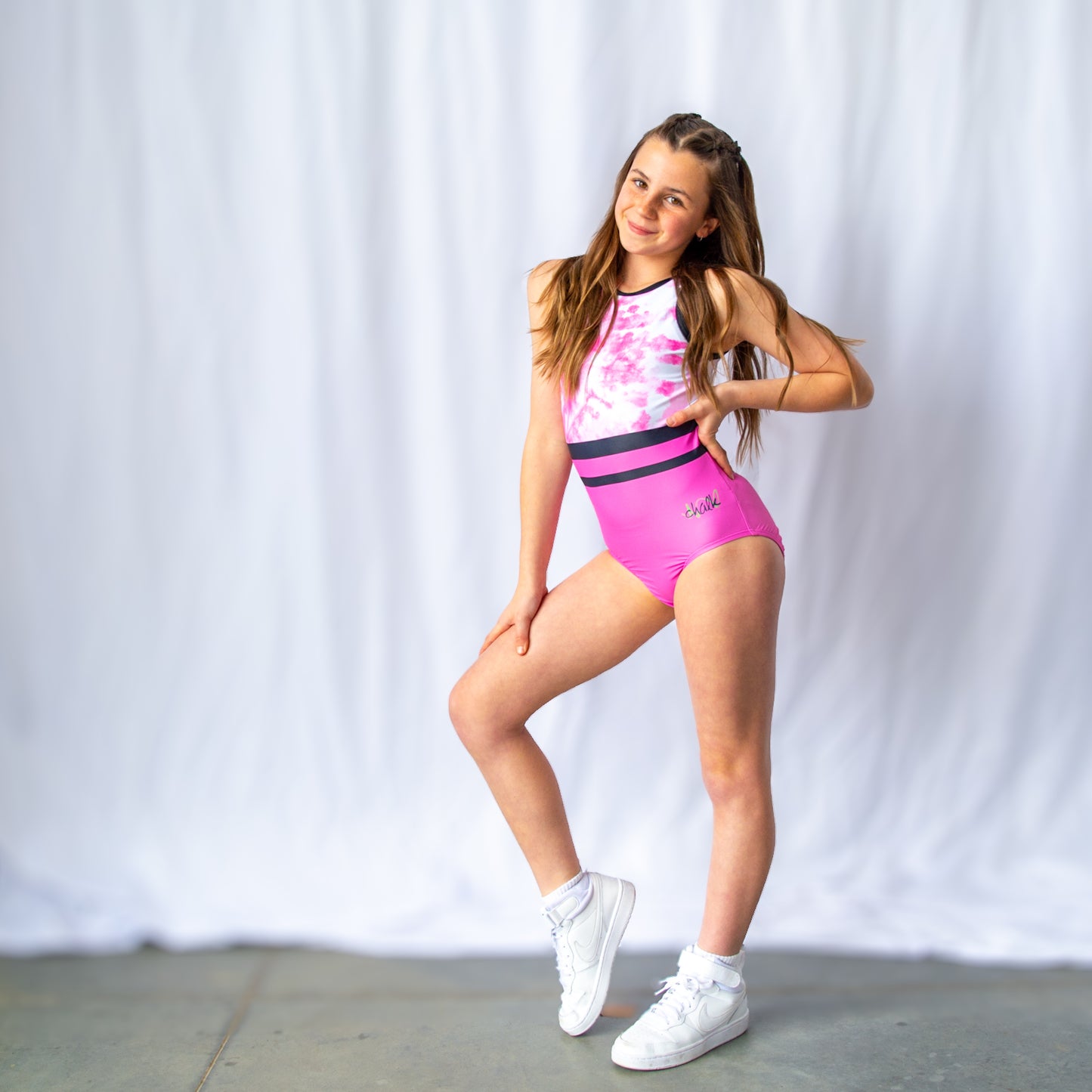 Pink Motivate Leotard