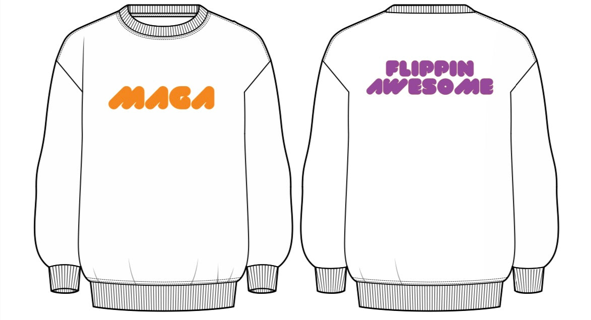 MAGA Sloppy Joe White