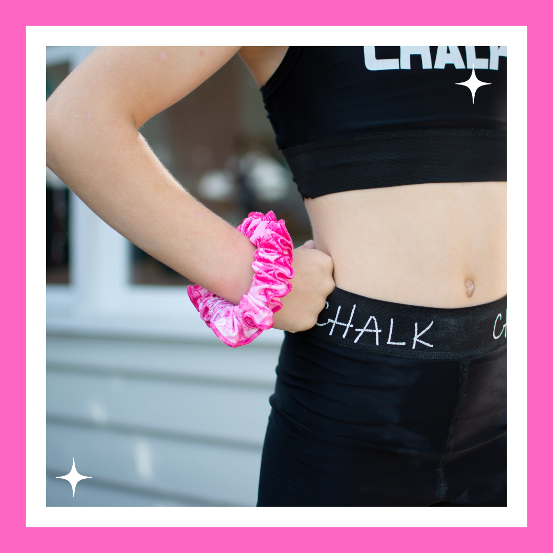 Electric Bloom Scrunchie