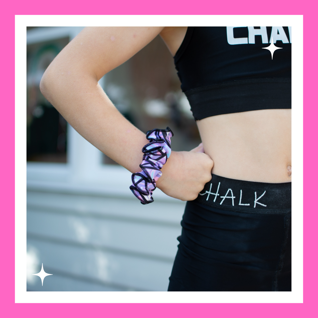 Geo Pastel Scrunchie