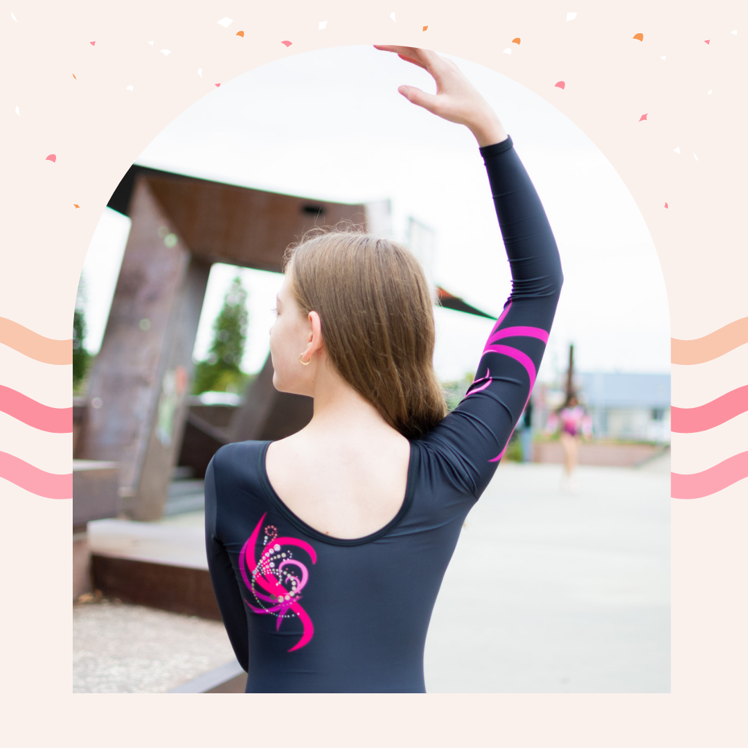 Swirly L/S Leotard