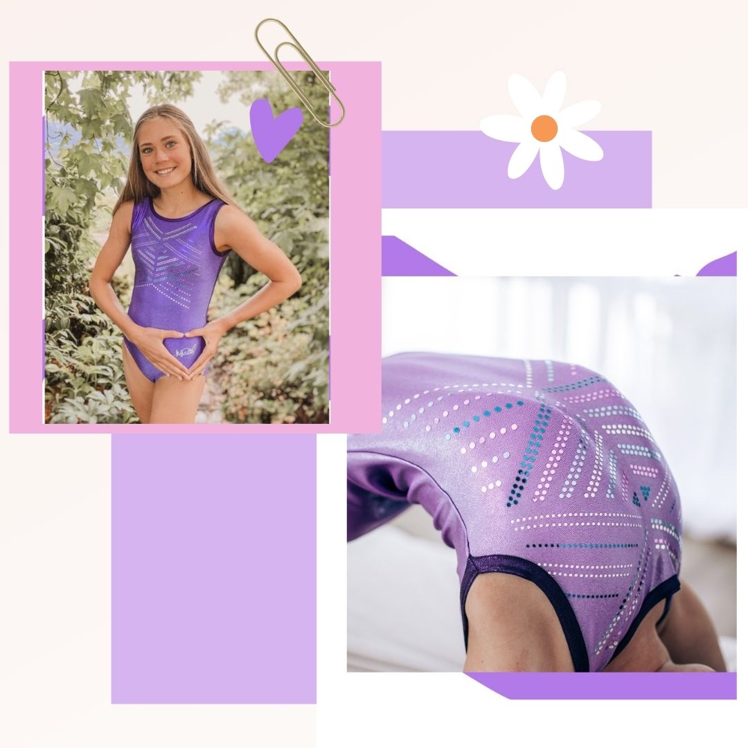 Lavender Shine Leotard