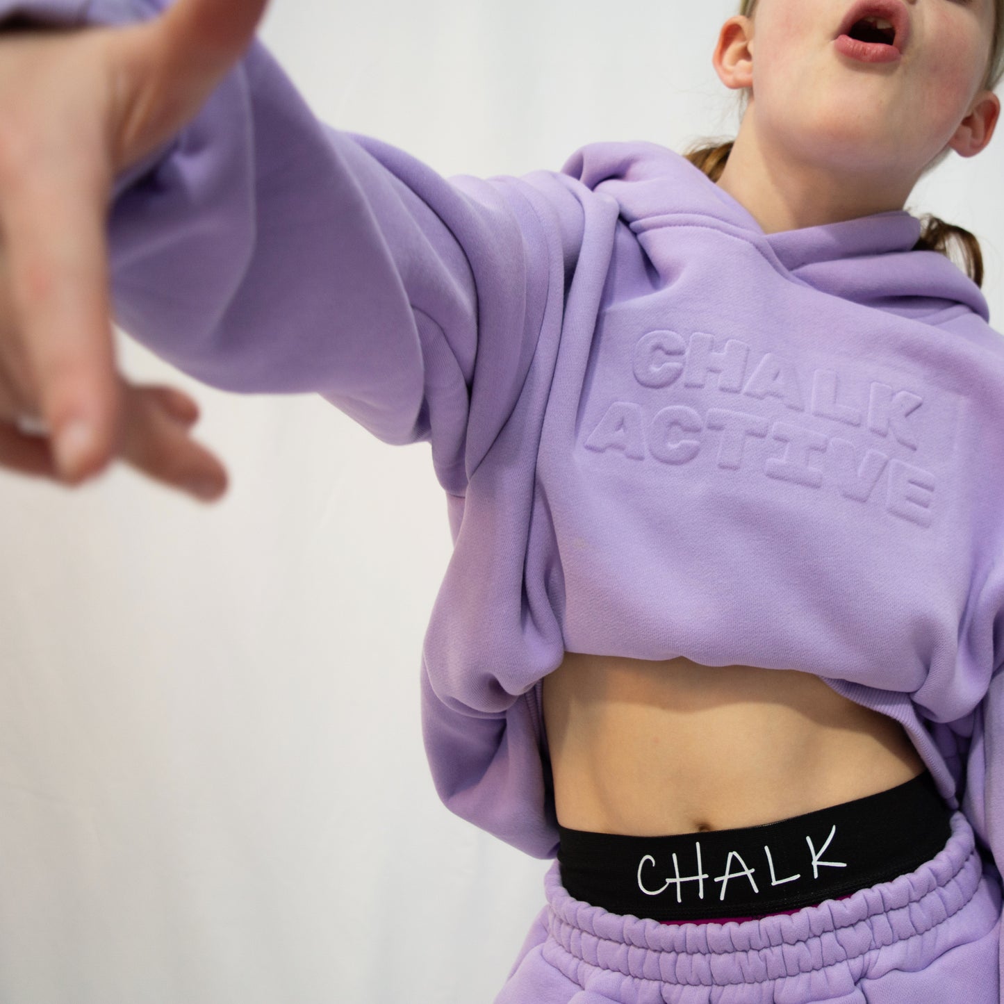 Chalk Active Purple Hoodie