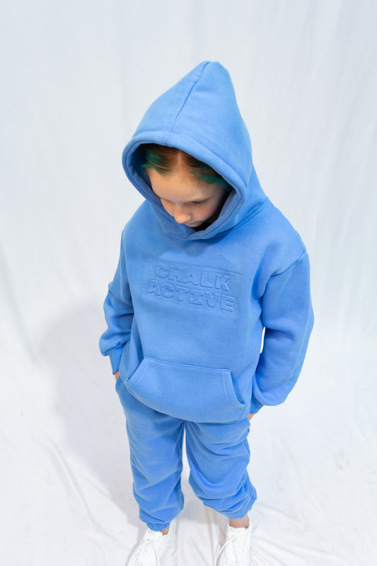 Chalk Active Blue Hoodie