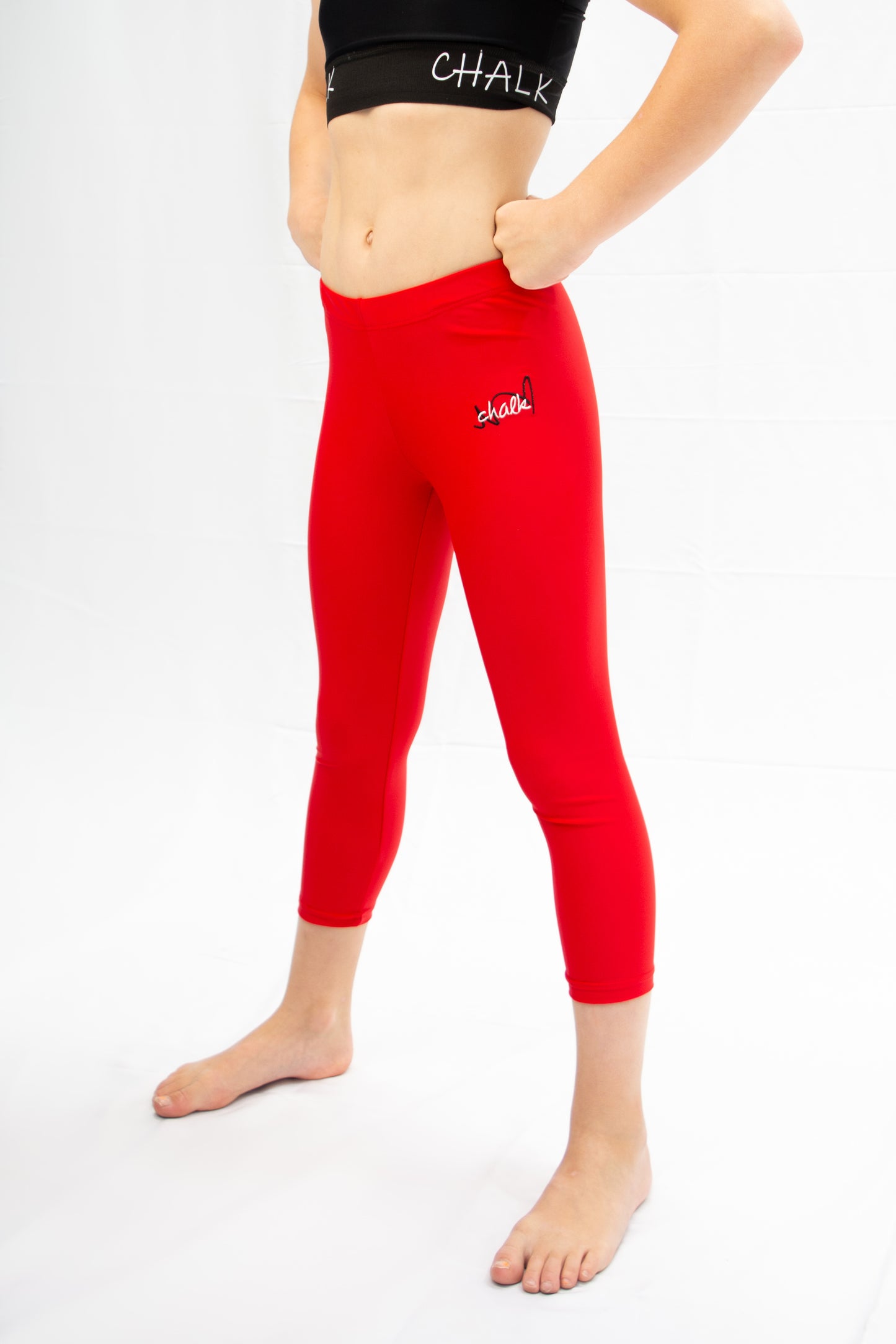 YMCA Competition Leggings Red