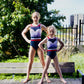 Navy/Red Piper Leotard