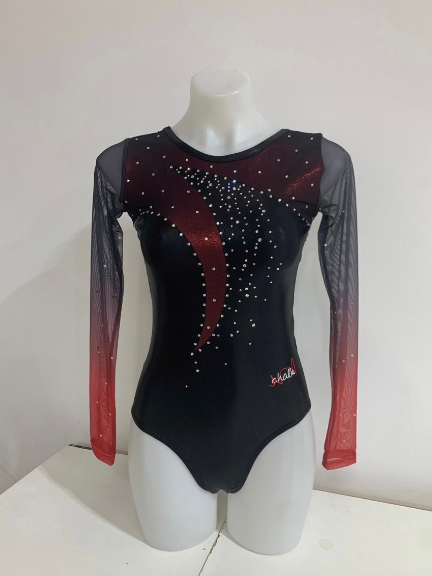 SNR Long Sleeve Mesh Leotard