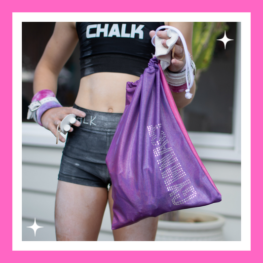 Pink/Purple ombre Grip Bag